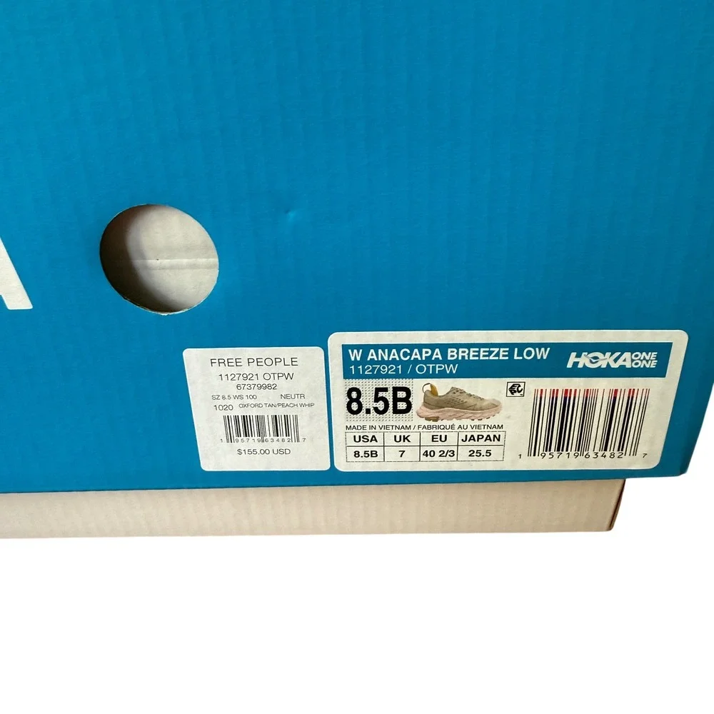 HOKA Anacapa breeze low hiking sneaker NEW